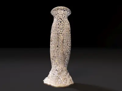 Fish Sculpture Vase 3D print model