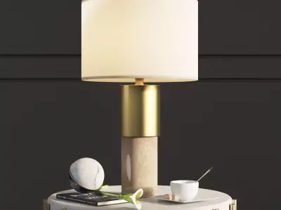 John Lewis Akani Table Lamp 3D model
