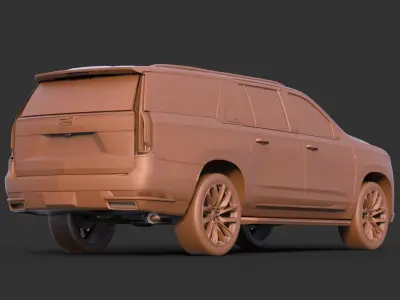 Cadillac Escalade 2021 3D print model