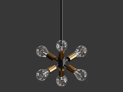 Chandelier stella pendant light 3D model