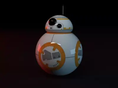Bb8 Star Wars Low-poly 3D model