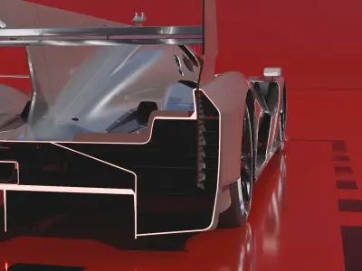 2023 Cadillac V Series R Low-poly 3D model