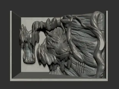 3D Aquarium Dragon Valley 3D print model