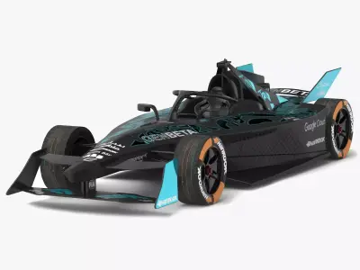 GENBETA Formula E Season 2025 PBR 3D model