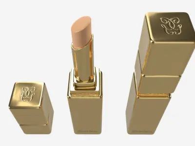 Guerlain Kisskiss Liplift lipstick primer 3D model