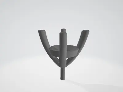Solitaire Plus Ring 3D print model