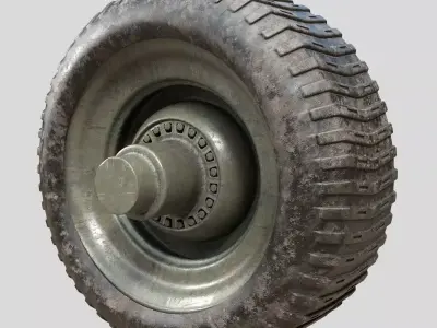 Tire Textured 4K 3D model