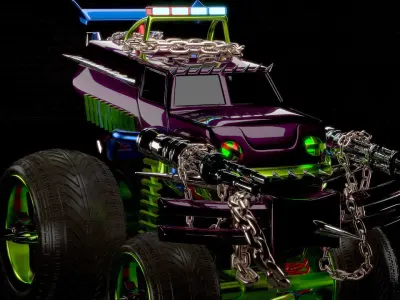 PIECEMEAL TWISTED METAL 3D model