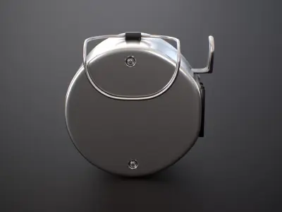 Hand Tally Counter Low-poly 3D model