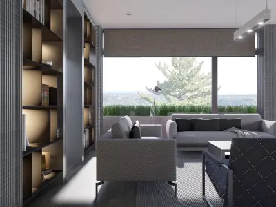 Modern living - B4 3D model