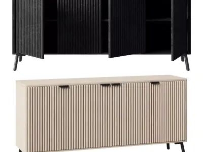 Flute Sideboard 3D model