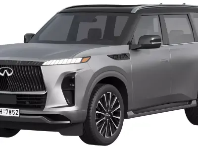 Infiniti QX80 2025 3D model