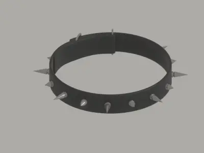 Spiked Collar 3D model
