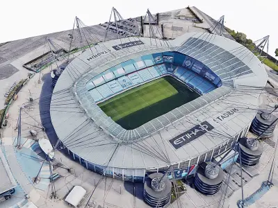 Manchester City Stadium  Low-poly 3D model