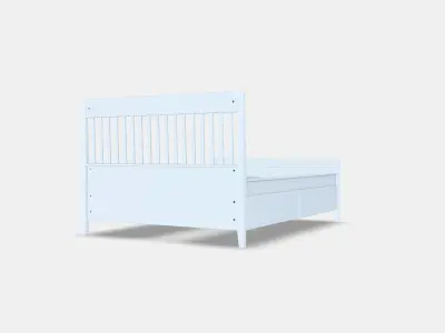 IDANAS Bed frame with storage 7 Low-poly 3D model