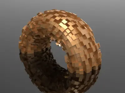 Parametric Boxing Facade Grasshopper Rhino Files Download 3D model