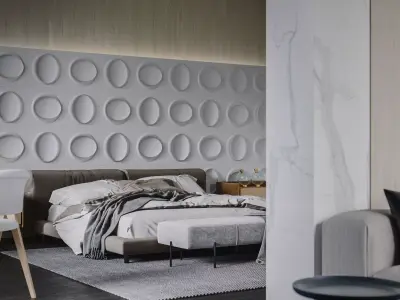 Modern Style Interior 02 3D model