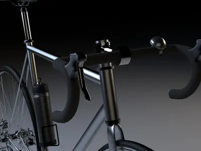 Road Bike 3D Model  Free low-poly 3D model