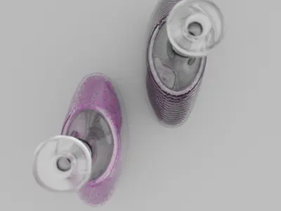 Decorative glass vase  3D model