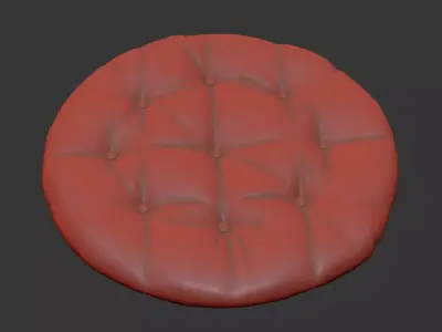 Round Cushion 3D model