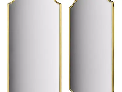 Ballard Designs Capelle Mirror Low-poly 3D model