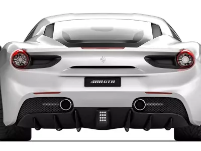 Ferrari 488 GTB 2016 3D model