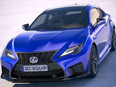 Lexus RC F 2020 3D model