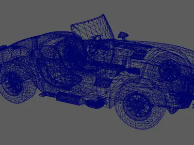 Next generation stylized cars Low-poly 3D model