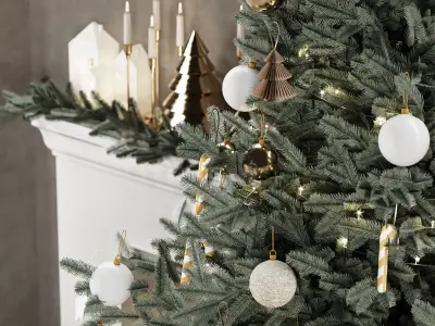 Christmas Decoration Set 03 3D model