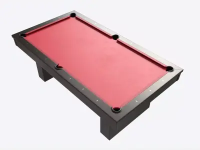 Billiard Pool Table 9-foot 02 3D model