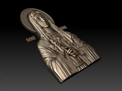 Saint Emilia of Caesarea 3D print model