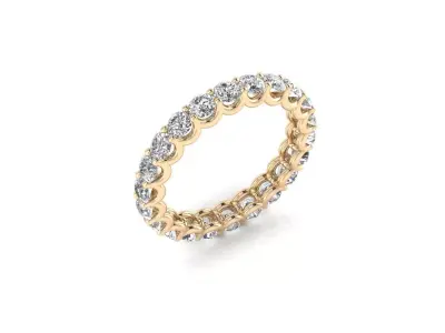 Ring 175 3D print model U share prong ring 3D print model