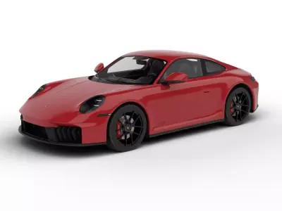 Porsche 911 Carrera 4GTS 2025 3d model 3D model