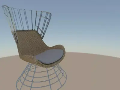 frame chair Free 3D model
