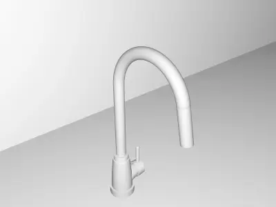 interior design bathroom taps 3D model