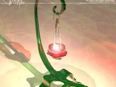 Lizard candle Free 3D model