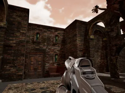 Lost Temple Model for FPS Game 3D model