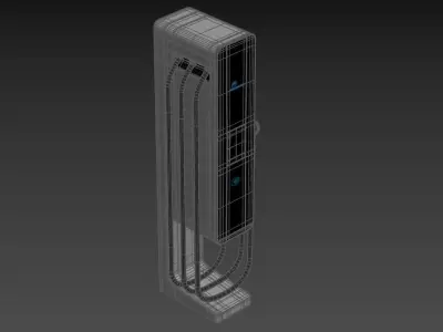 Power Electronics Nube Tres Tomas EV Charger 3D model