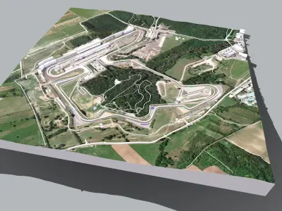The Hungaroring  Mogyorod Budapest Hungary 3D model