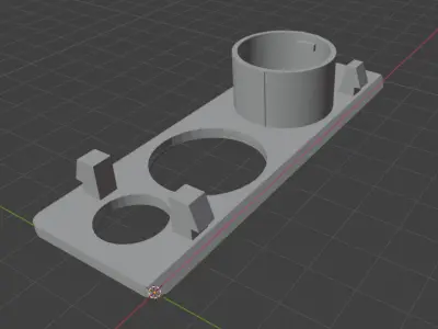 Opel Corsa C Vauxhall Cigarette Lighter Revision For USB Ports 3D print model