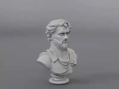 greek statue 3D model