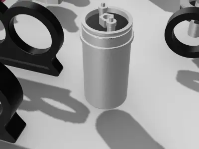 12 Piece Fuel system set AN fittings fuel pumps fuel regulators 3D print model