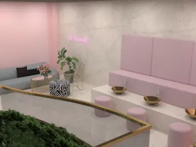 Hair Studio Beauty Salon 3D model