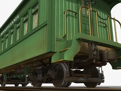 PRR Passenger Car  3D model