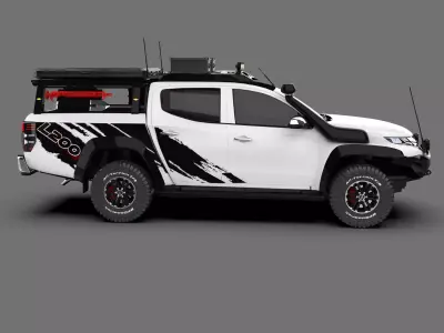 Mitsubishi L200 Off-Road 4x4 Pickup Truck 3D model