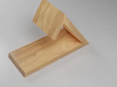 Wooden Holder book  3D model
