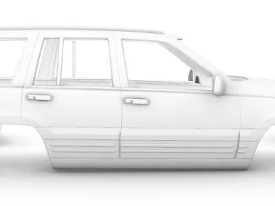 JEEP GRAND CHEROKEE ZJ 3D PRINT FILES 313MM 3D print model