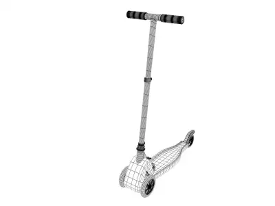 Kids 3 Wheel Scooter 3D model