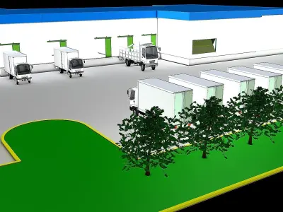 Slaughterhouse 3D model