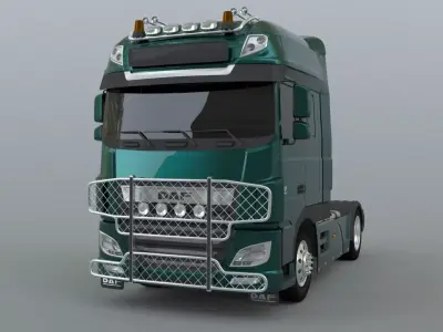 TRUCK DAF XF 106 3D model